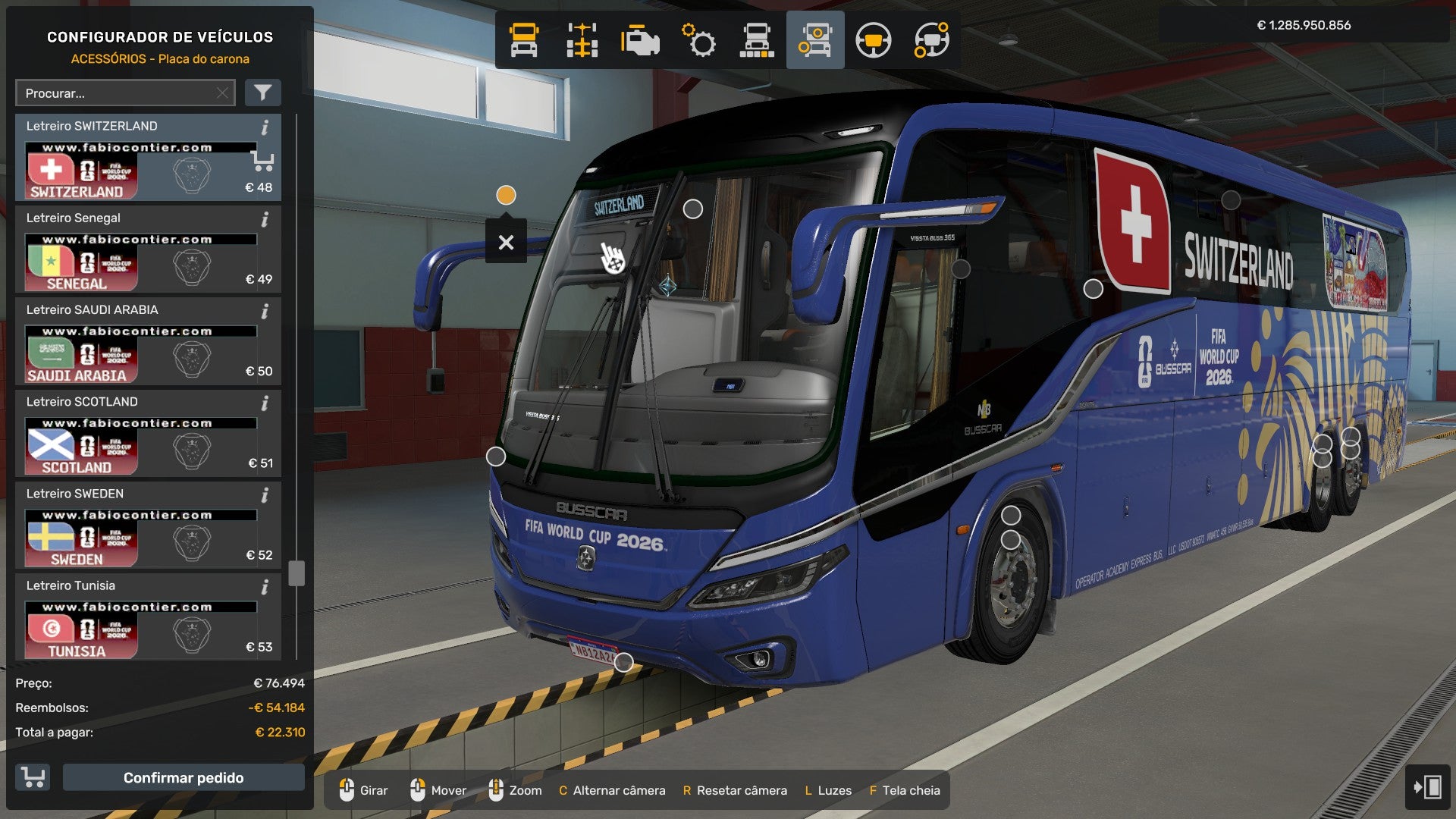 ETS2 NOVO MOD BUSSCAR VISSTA BUSS SCANIA 6X2