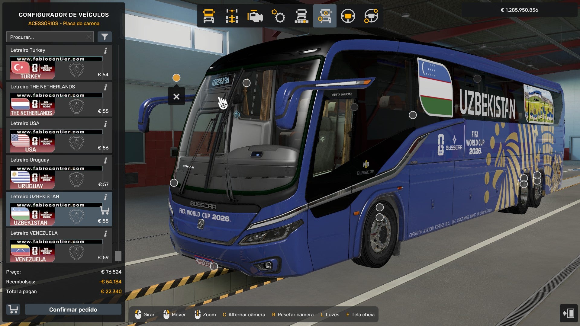 ETS2 NOVO MOD BUSSCAR VISSTA BUSS SCANIA 6X2