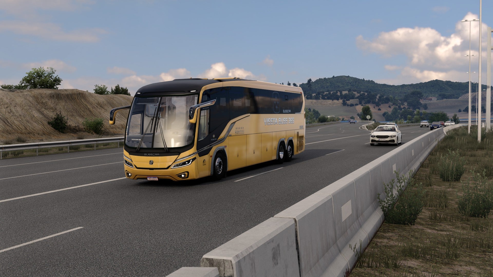 ETS2 NOVO MOD BUSSCAR VISSTA BUSS SCANIA 6X2