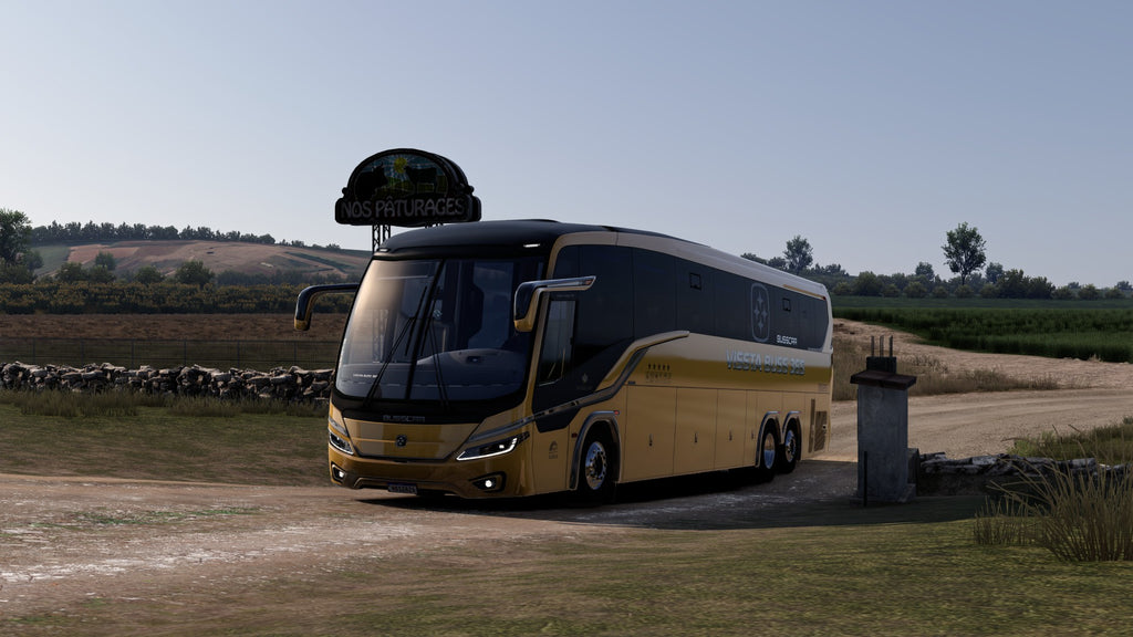 ETS2 NOVO MOD BUSSCAR VISSTA BUSS SCANIA 6X2