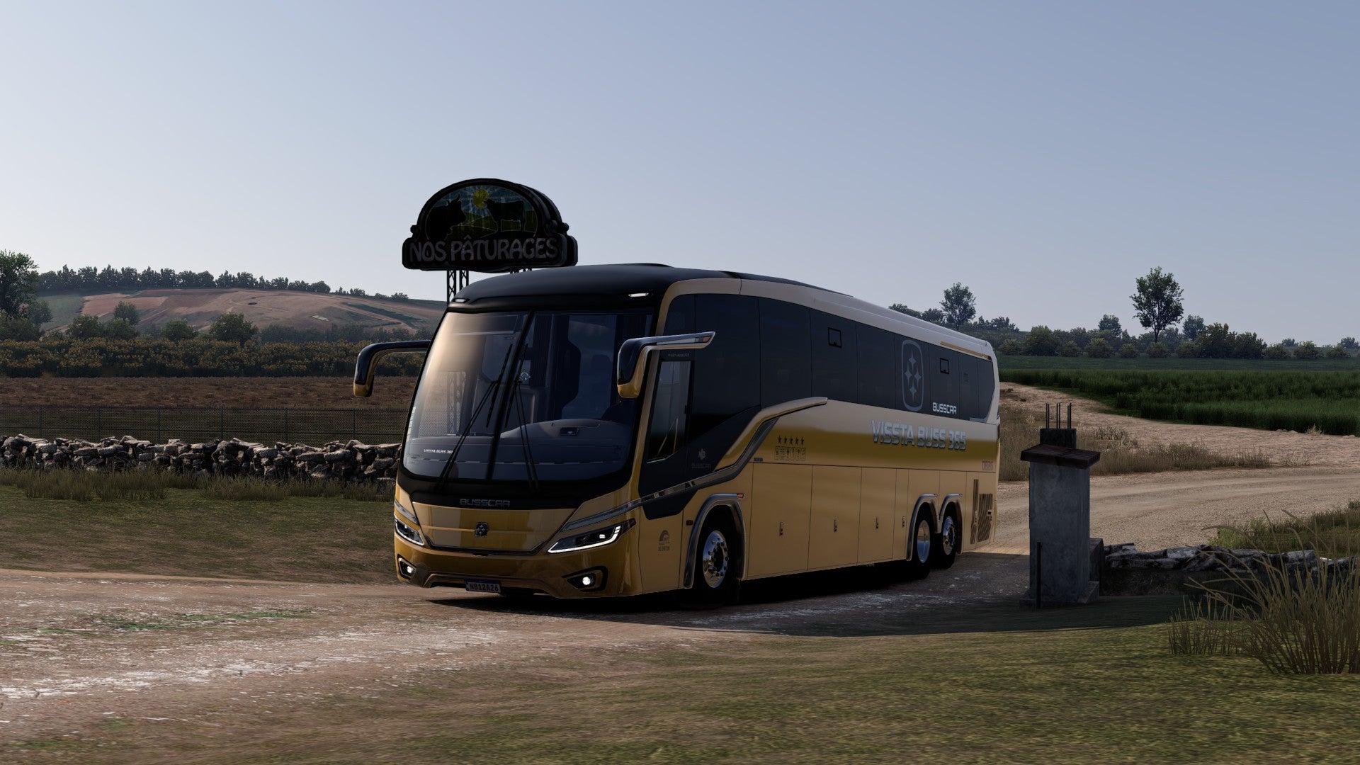 ETS2 NOVO MOD BUSSCAR VISSTA BUSS SCANIA 6X2