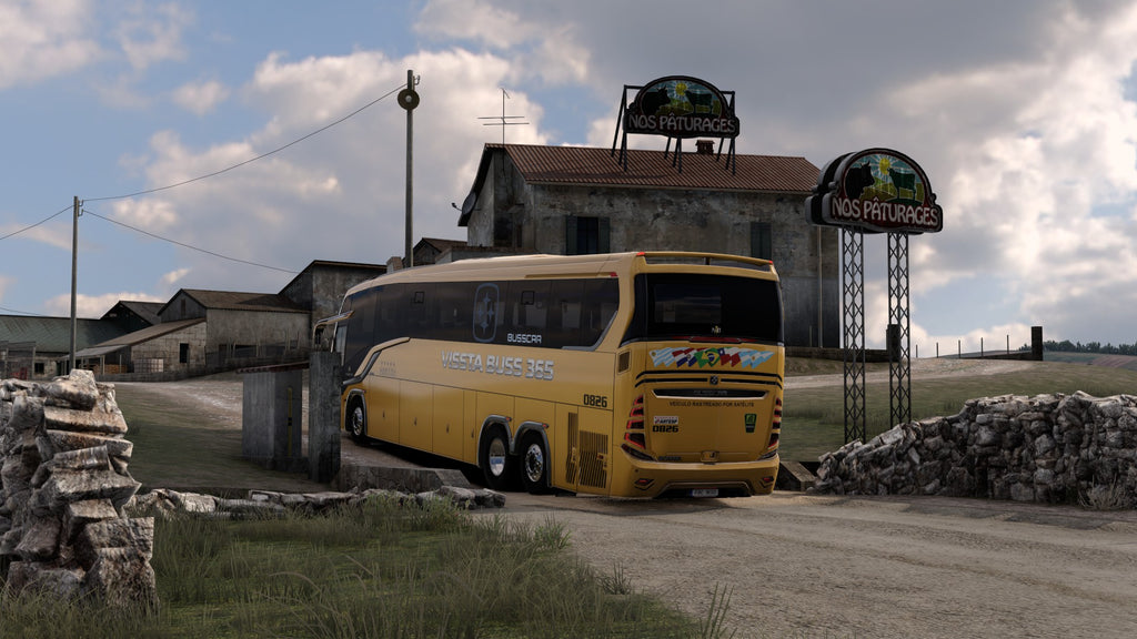 ETS2 NOVO MOD BUSSCAR VISSTA BUSS SCANIA 6X2