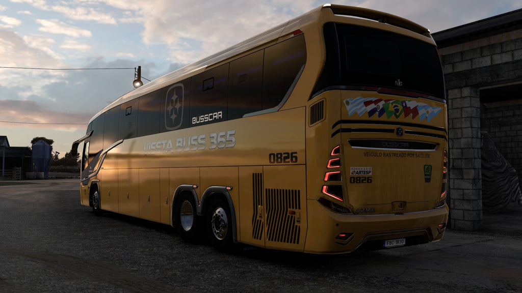 ETS2 NOVO MOD BUSSCAR VISSTA BUSS SCANIA 6X2