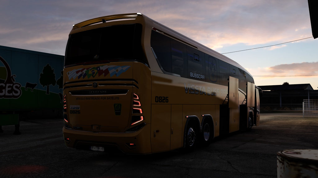 ETS2 NOVO MOD BUSSCAR VISSTA BUSS SCANIA 6X2