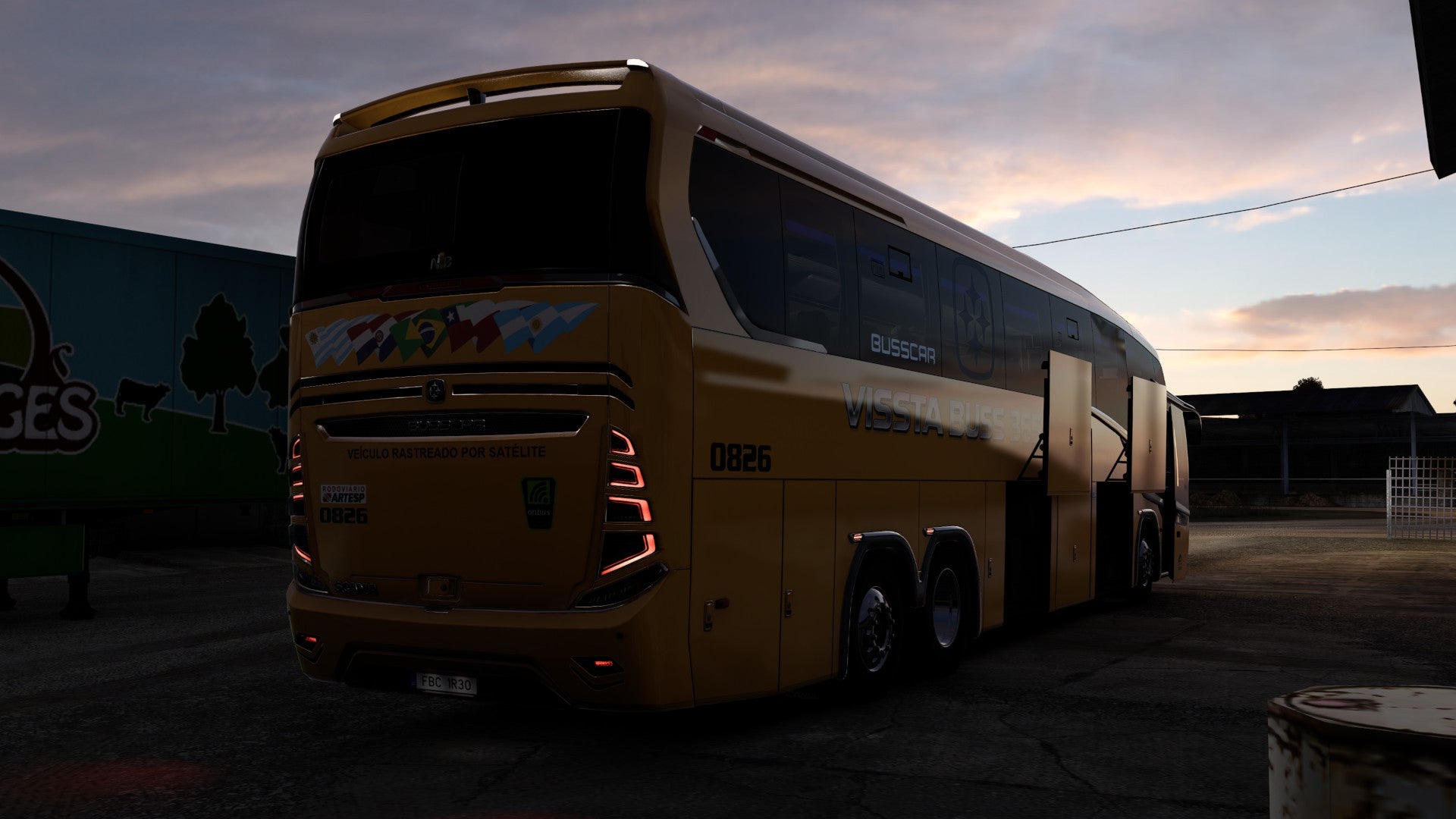 ETS2 NOVO MOD BUSSCAR VISSTA BUSS SCANIA 6X2