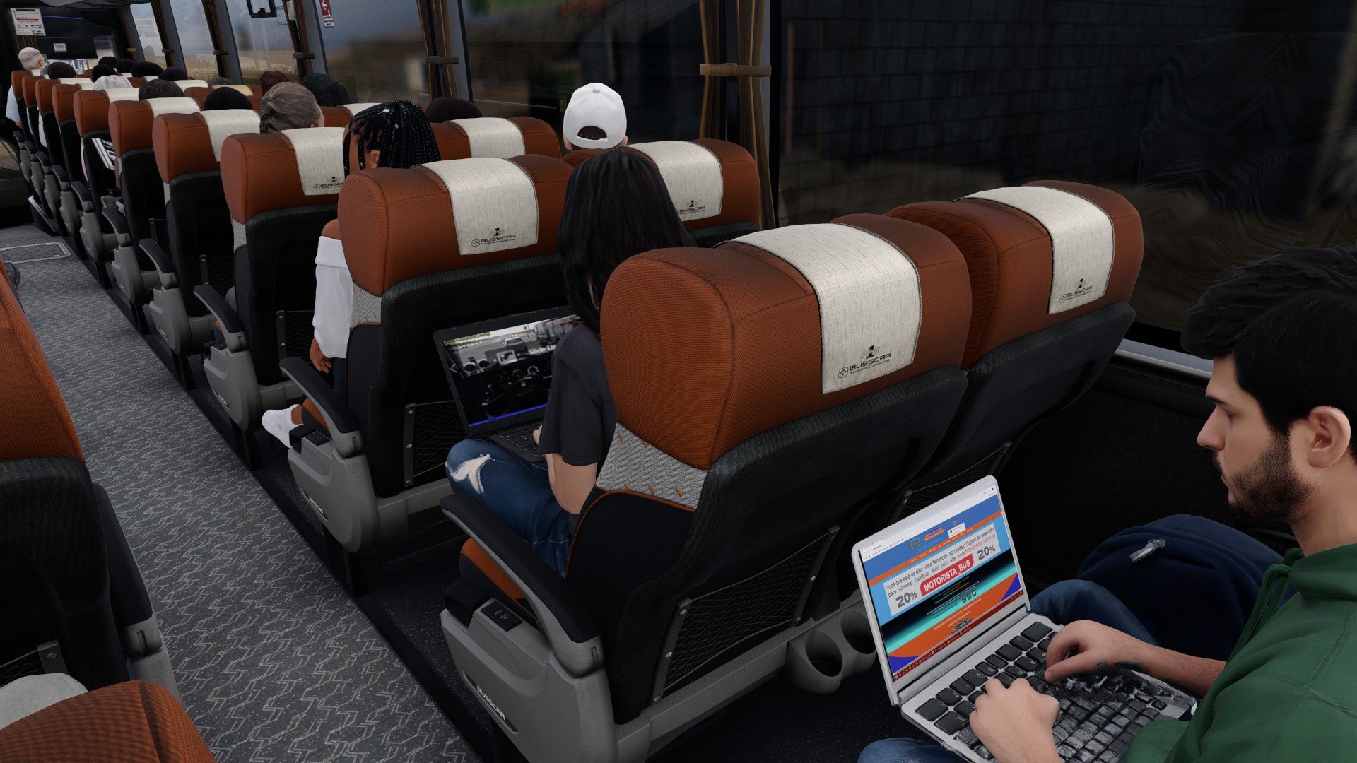 ETS2 NOVO MOD BUSSCAR VISSTA BUSS SCANIA 6X2