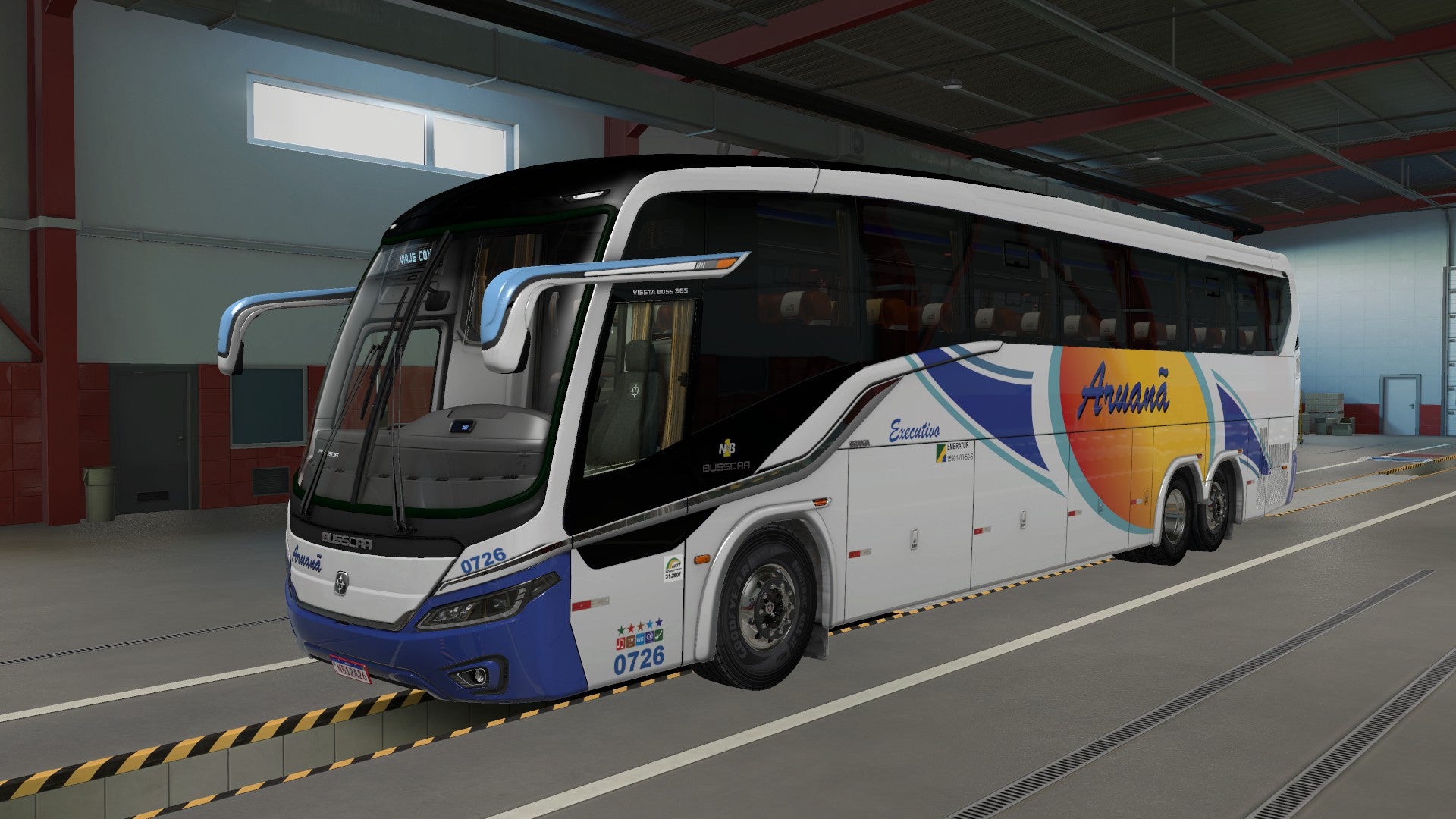 ETS2 LANÇAMENTO MOD BUSSCAR NB1 365 SCANIA 6X2 COMPLETO