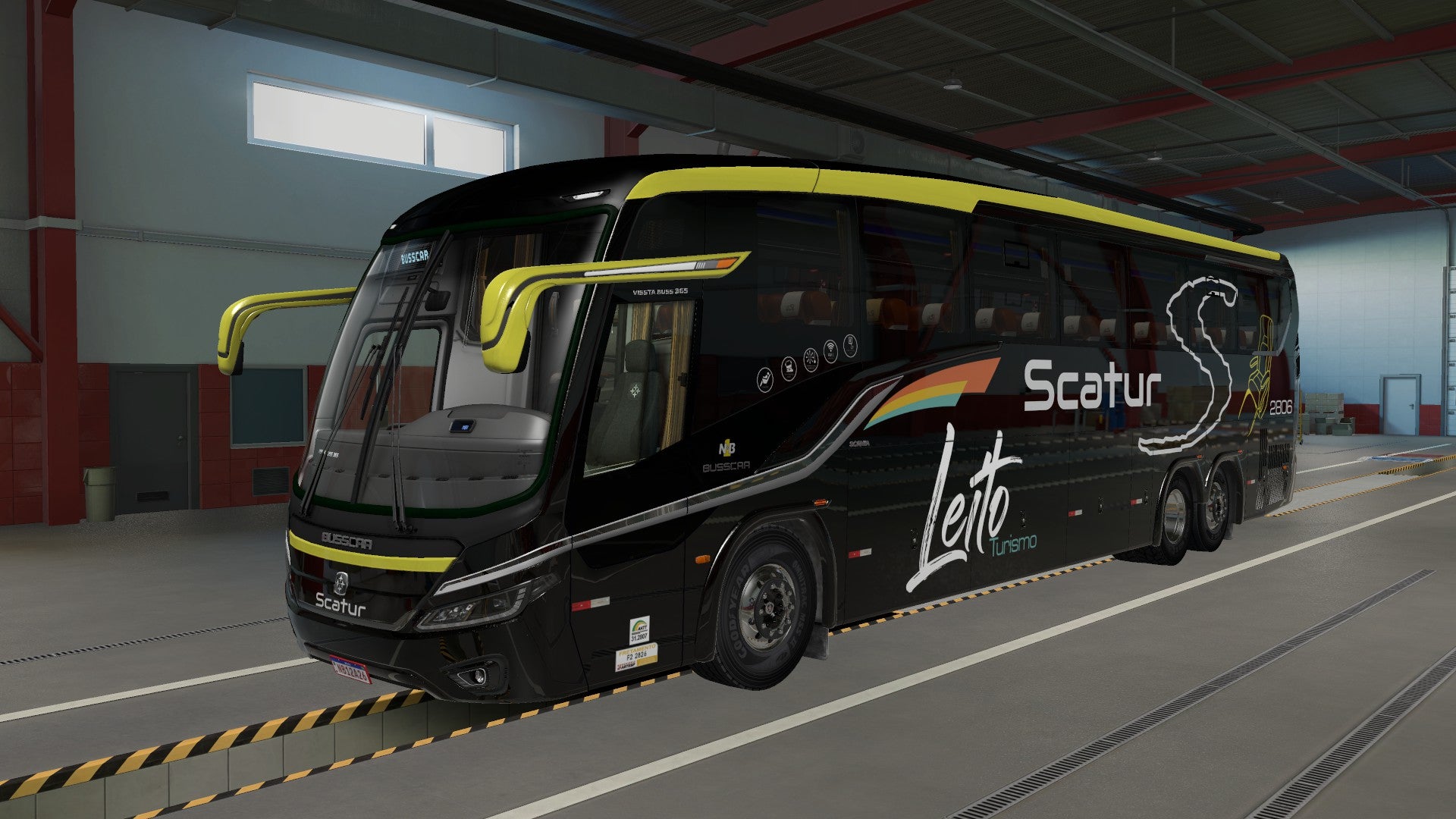 ETS2 LANÇAMENTO MOD BUSSCAR NB1 365 SCANIA 6X2 COMPLETO