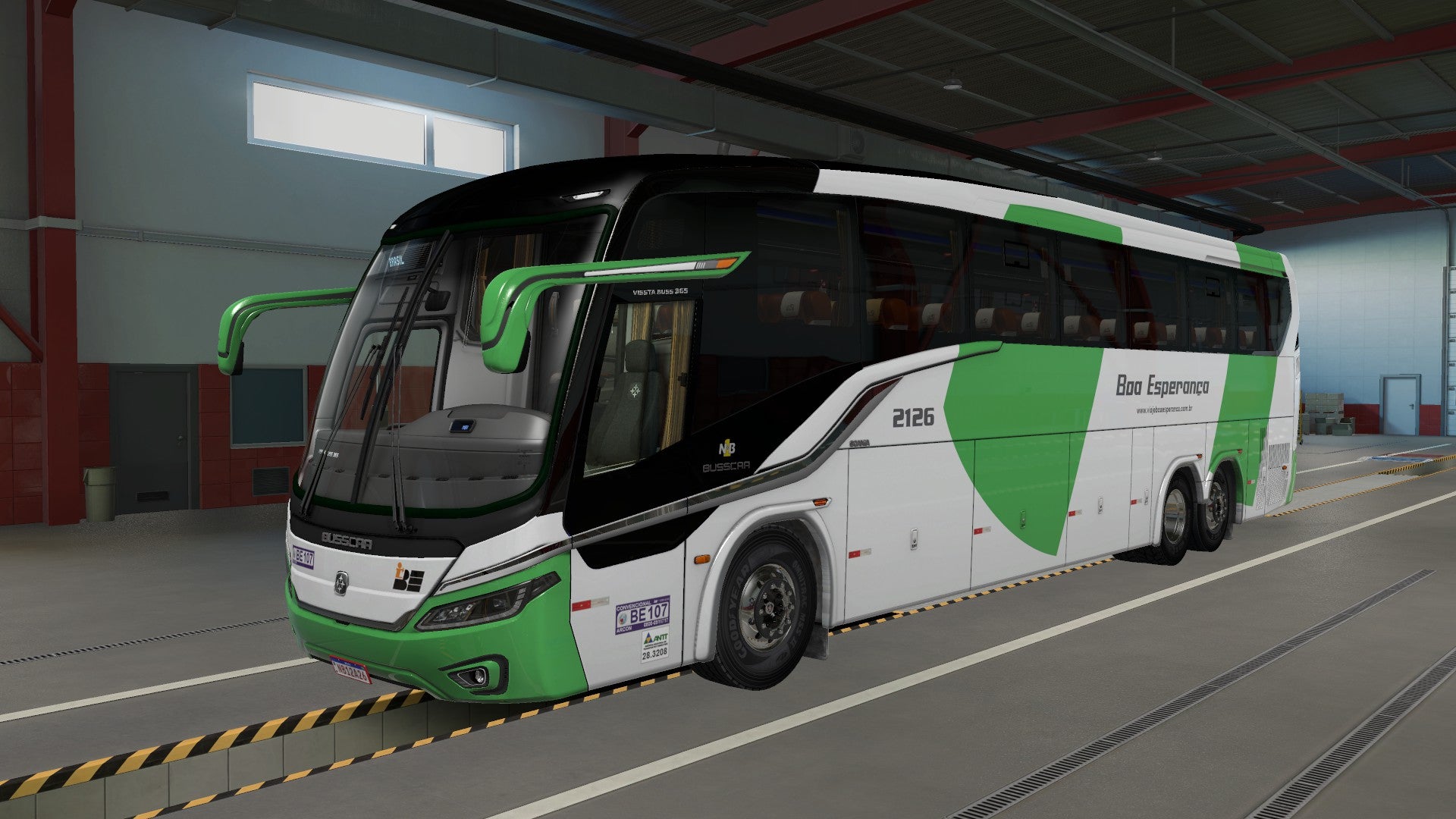 ETS2 LANÇAMENTO MOD BUSSCAR NB1 365 SCANIA 6X2 COMPLETO