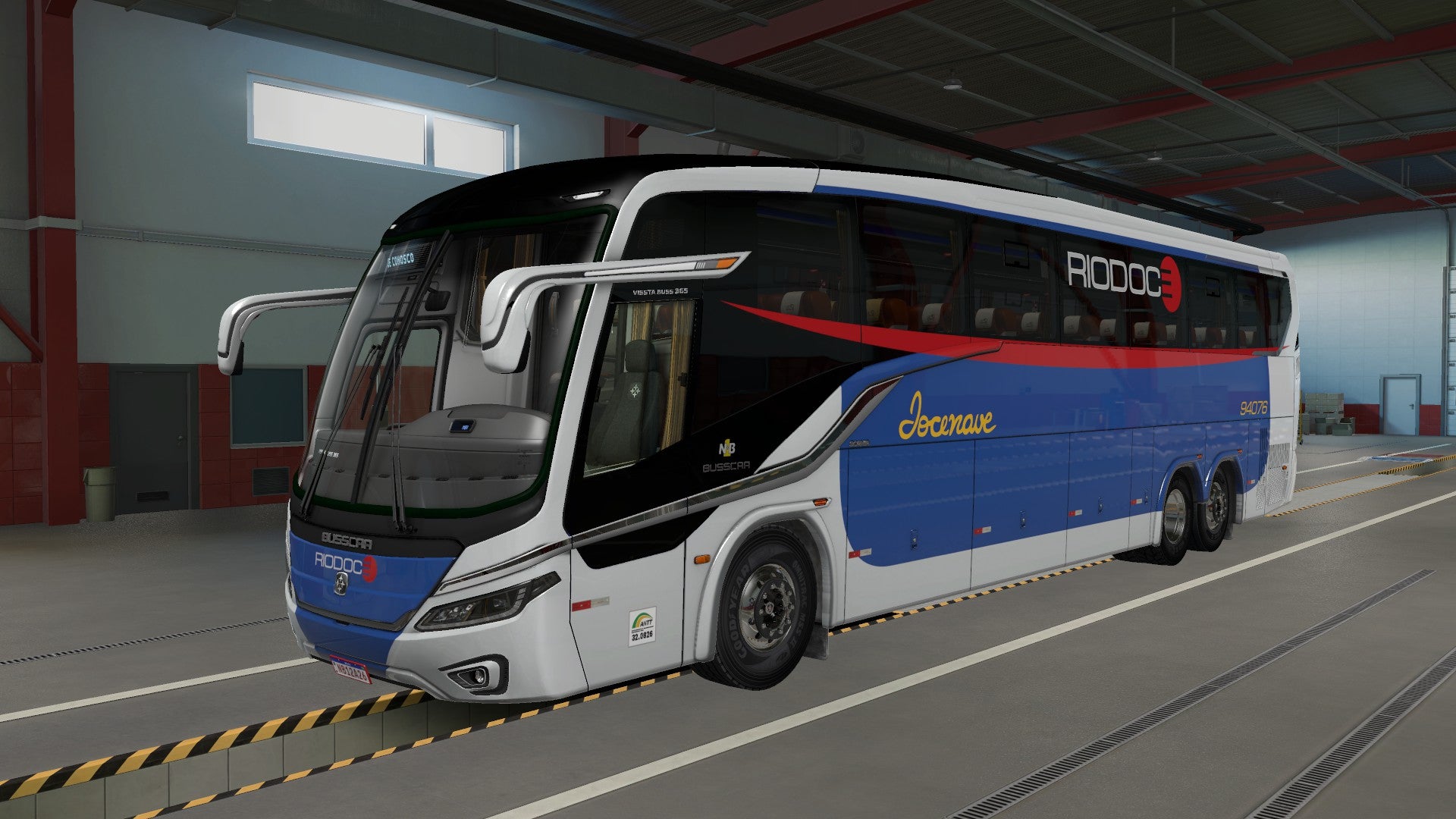 ETS2 LANÇAMENTO MOD BUSSCAR NB1 365 SCANIA 6X2 COMPLETO