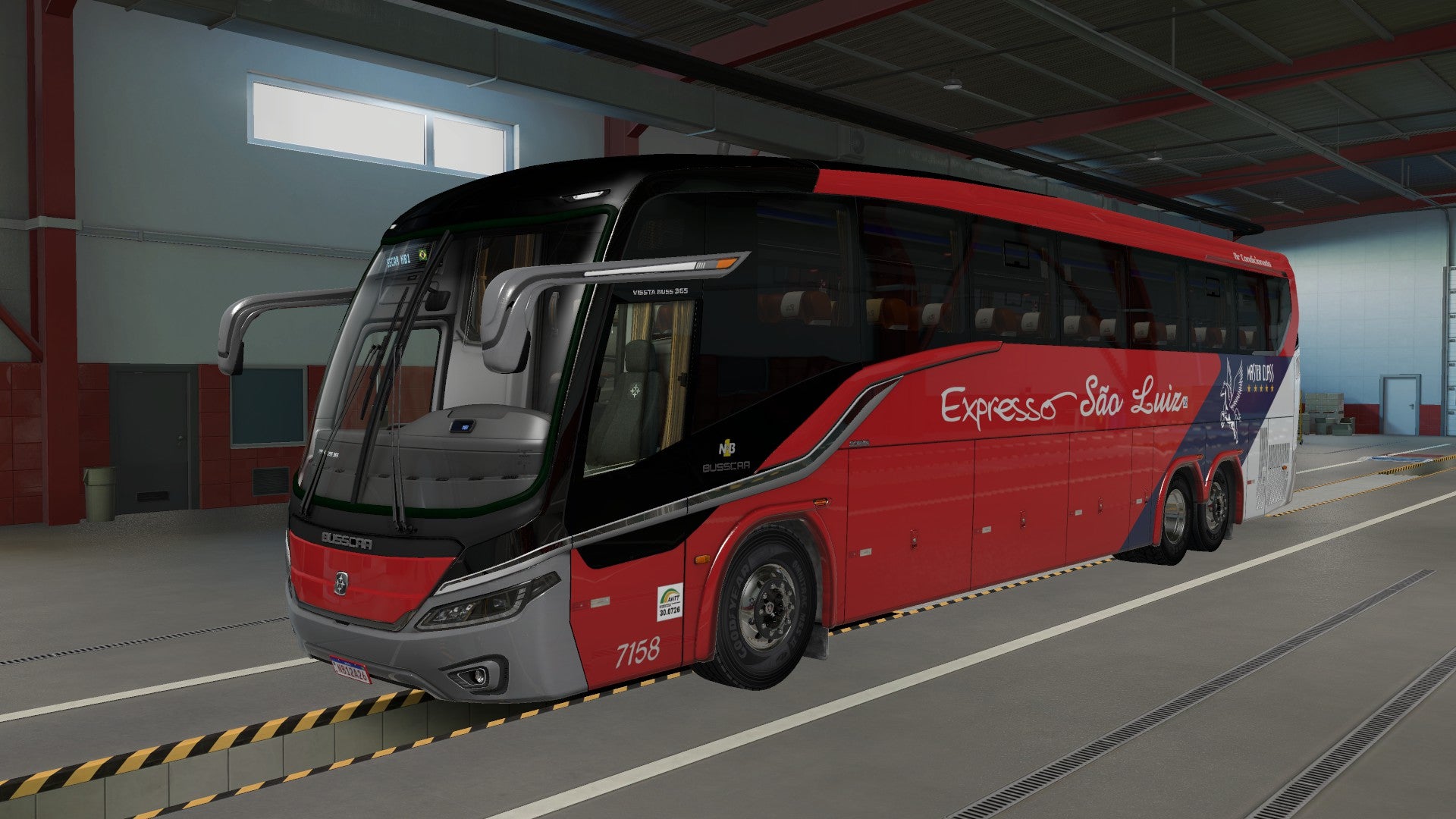 ETS2 LANÇAMENTO MOD BUSSCAR NB1 365 SCANIA 6X2 COMPLETO