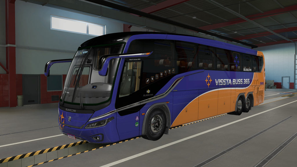 ETS2 LANÇAMENTO MOD BUSSCAR NB1 365 SCANIA 6X2 COMPLETO