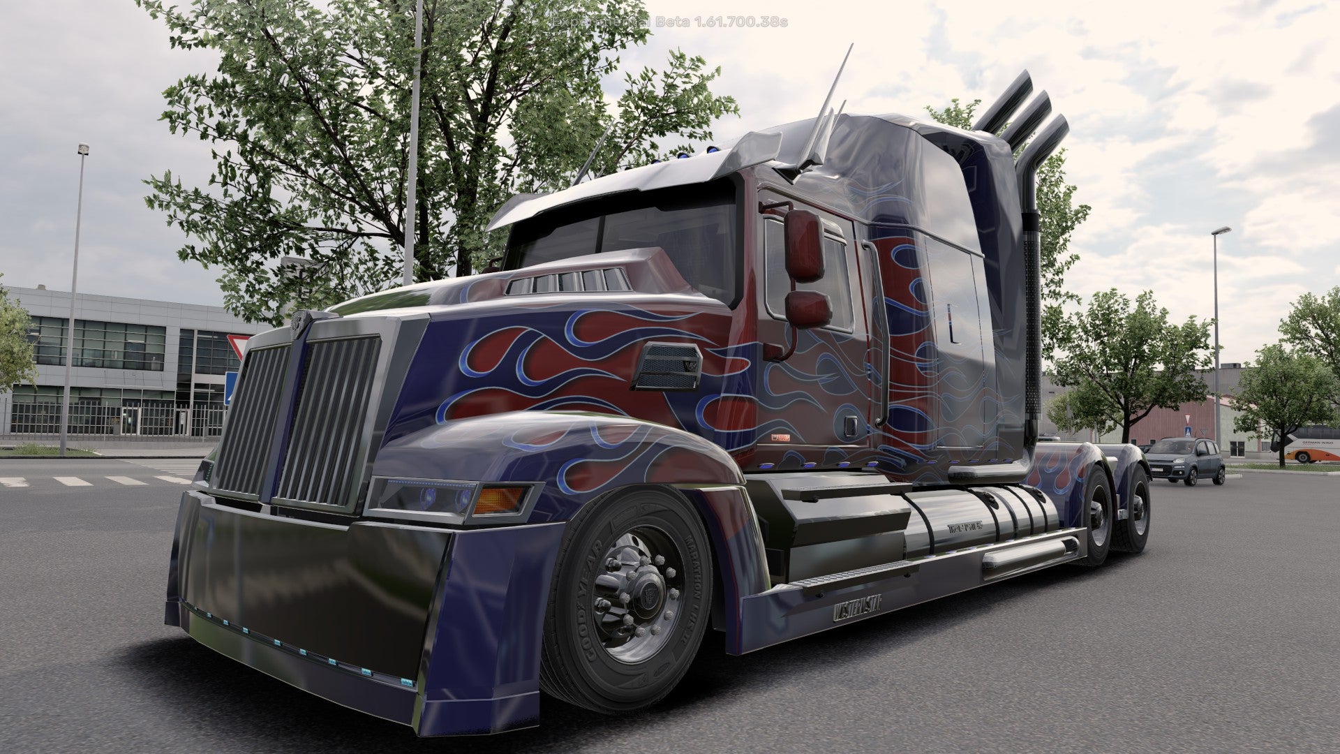 ETS2 Mod Truck Western Star Optimus Prime TF4 Exclusivo