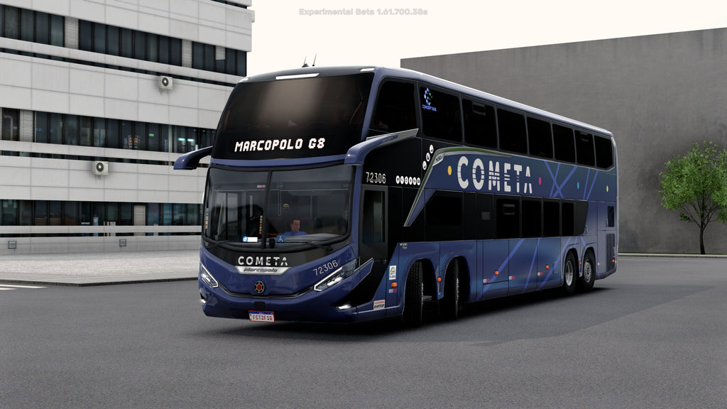 ETS2 Mod Bus G8 DD VOLVO Concept 8x2 Marcopolo 1800