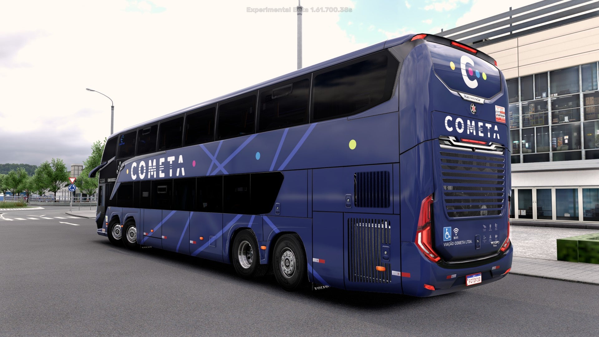 ETS2 Mod Bus G8 DD VOLVO Concept 8x2 Marcopolo 1800