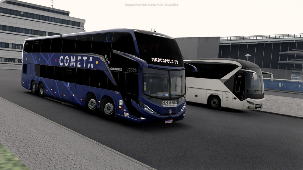 ETS2 Mod Bus G8 DD VOLVO Concept 8x2 Marcopolo 1800