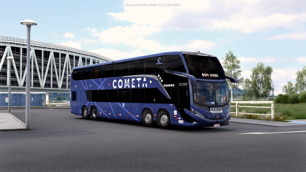 ETS2 Mod Bus G8 DD VOLVO Concept 8x2 Marcopolo 1800