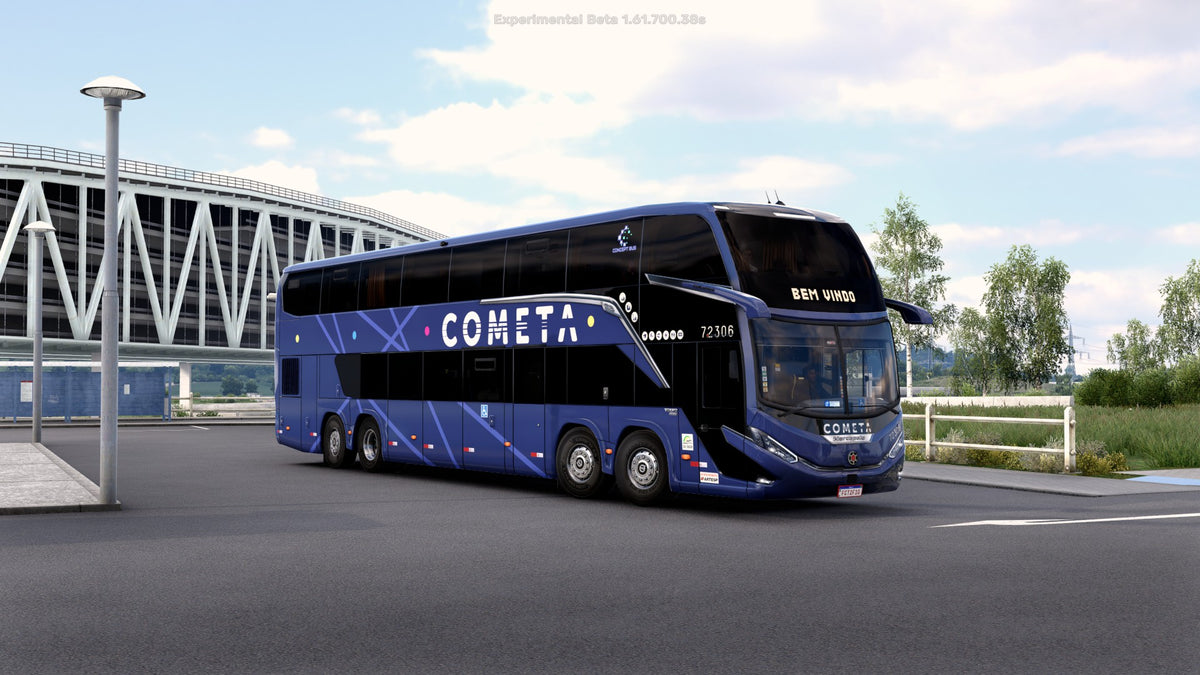 ETS2 Mod Bus G8 DD VOLVO Concept 8x2 Marcopolo 1800