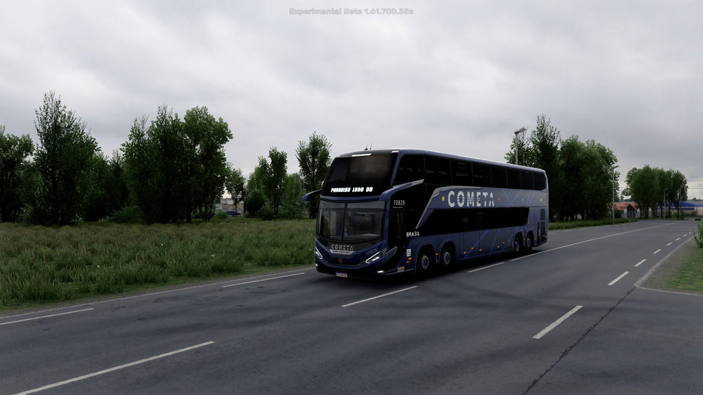 ETS2 Mod Bus G8 DD 1800 Mercedes-Benz 8x2