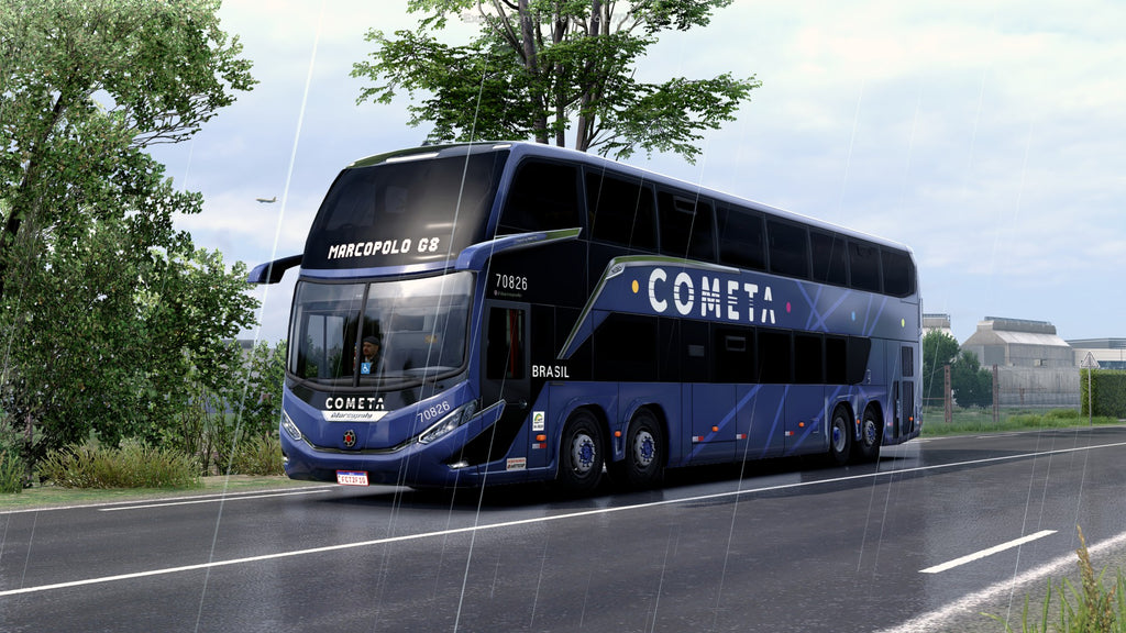 ETS2 Mod Bus G8 DD 1800 Mercedes-Benz 8x2