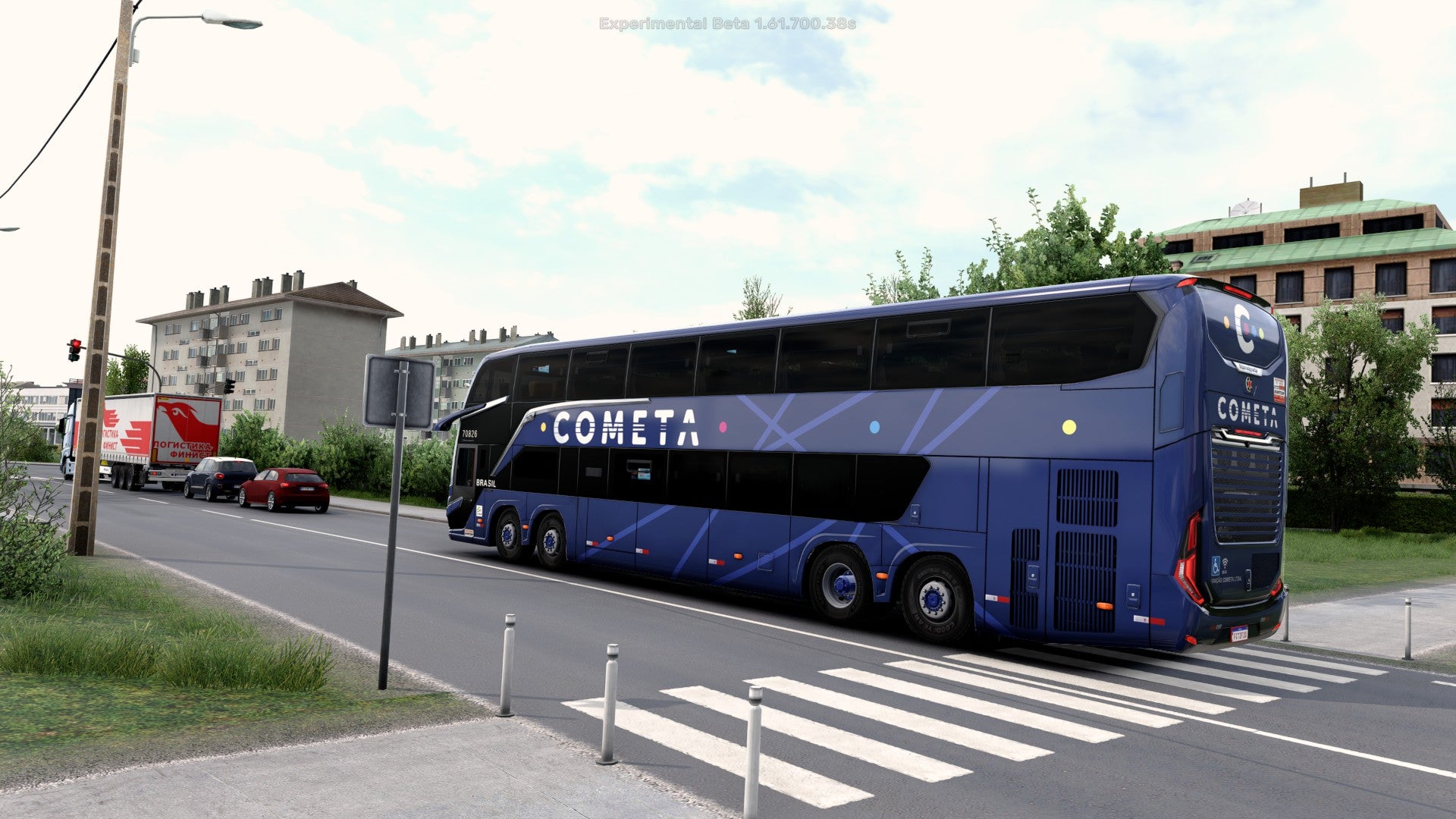 ETS2 Mod Bus G8 DD 1800 Mercedes-Benz 8x2