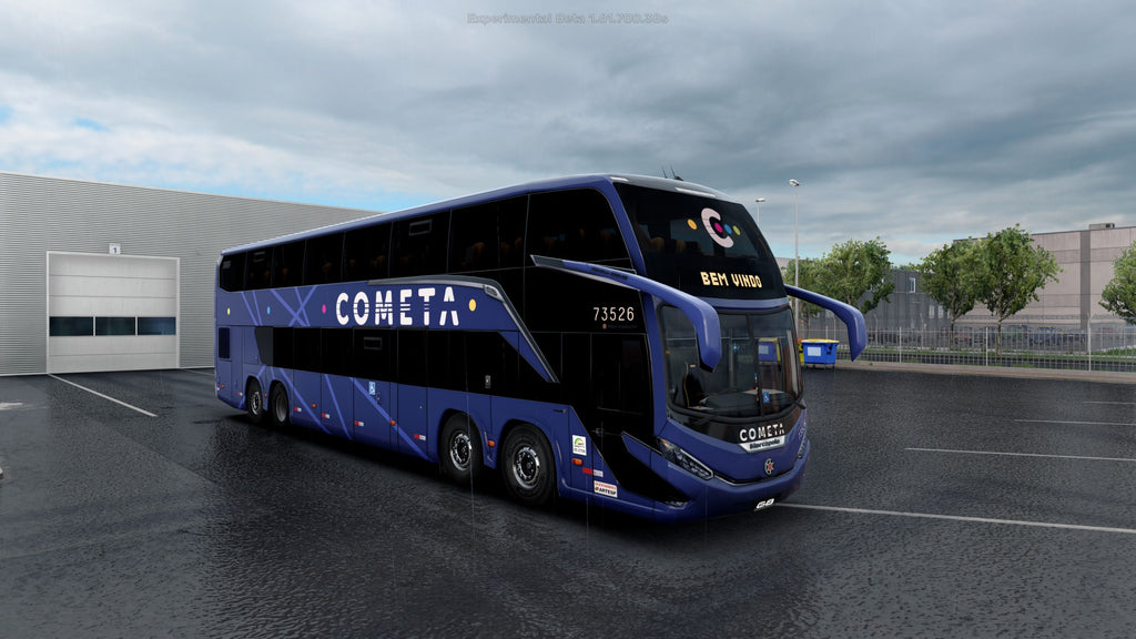 ETS2 Mod Bus G8 DD Scania 8X2 Paradiso 1800