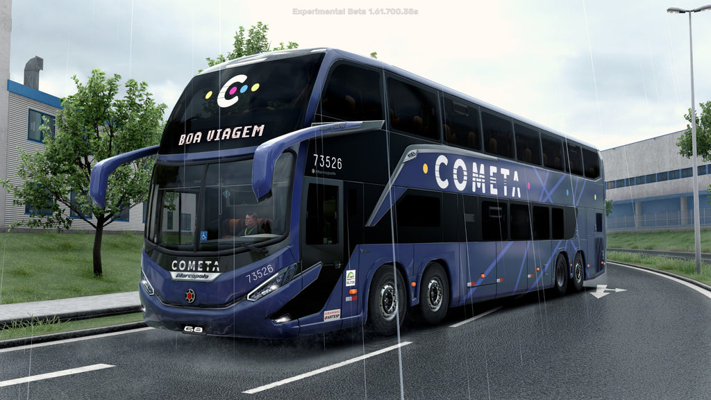 ETS2 Mod Bus G8 DD Scania 8X2 Paradiso 1800