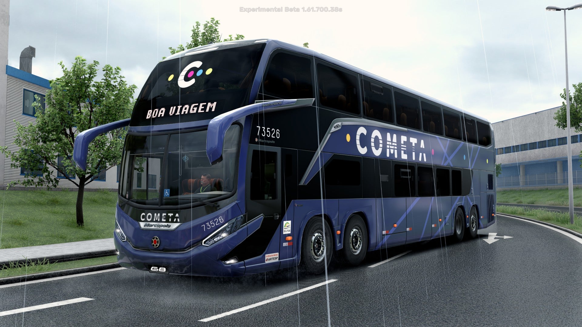 ETS2 Mod Bus G8 DD Scania 8X2 Paradiso 1800
