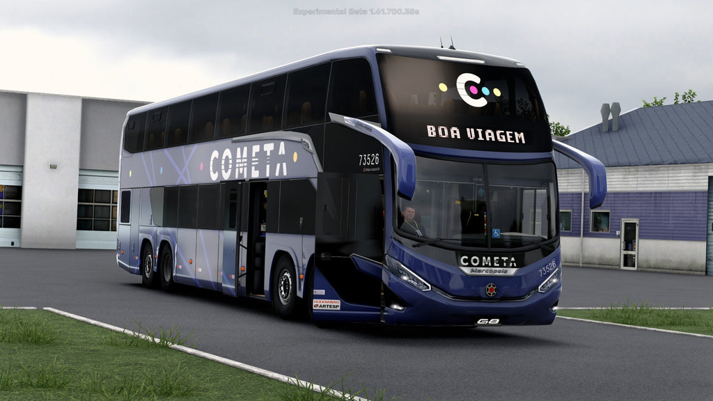 ETS2 Mod Bus G8 DD Scania 8X2 Paradiso 1800