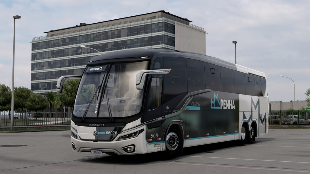ETS2 MOD BUSSCAR NB1 365 SCANIA 6X2 COMPLETO