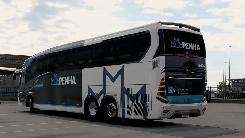 ETS2 MOD BUSSCAR NB1 365 SCANIA 6X2 COMPLETO
