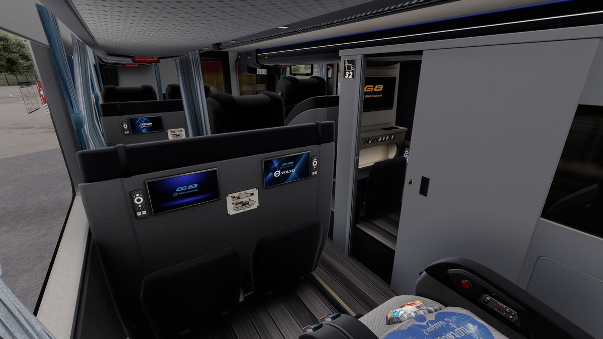 ETS2 Mod Bus G8 DD VOLVO Concept 8x2 Marcopolo 1800