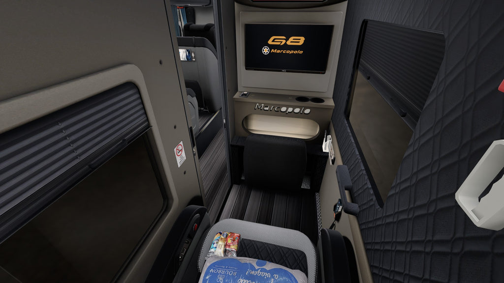 ETS2 Mod Bus G8 DD VOLVO Concept 8x2 Marcopolo 1800
