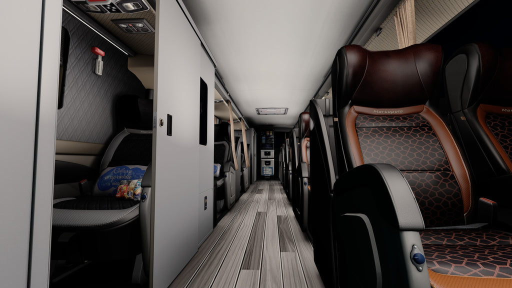 ETS2 Mod Bus G8 DD VOLVO Concept 8x2 Marcopolo 1800