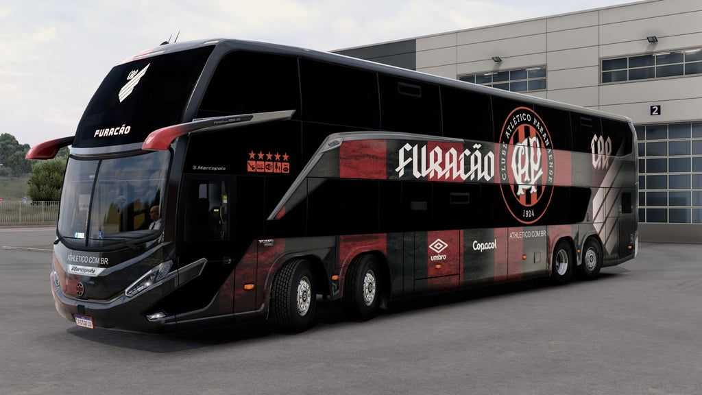 Skin e Letreiro do Club Athletico Paranaense