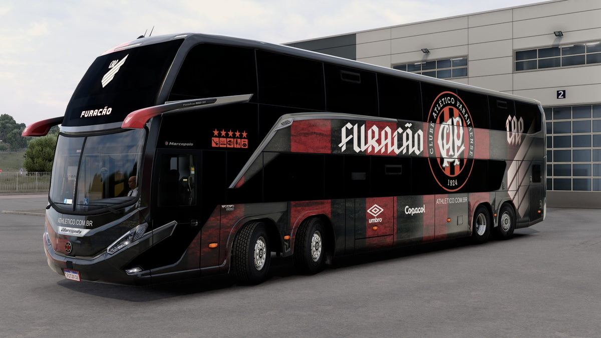 Skin e Letreiro do Club Athletico Paranaense