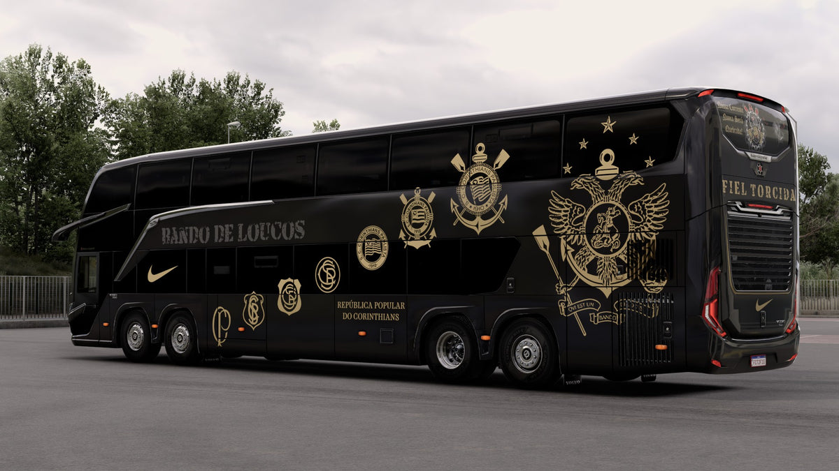 2 CORINTHIANS Skins para el Bus G8 1800 DD 8x2 ETS2 y ATS