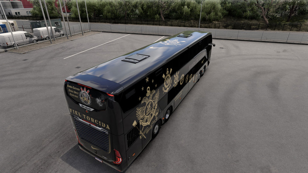 2 CORINTHIANS Skins para el Bus G8 1800 DD 8x2 ETS2 y ATS