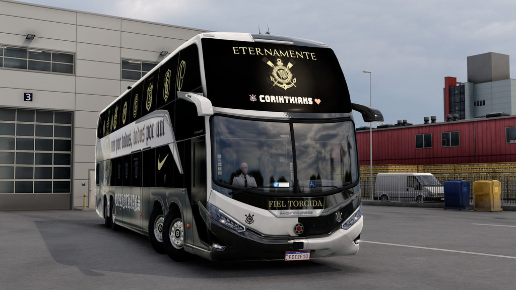 2 CORINTHIANS Skins para el Bus G8 1800 DD 8x2 ETS2 y ATS