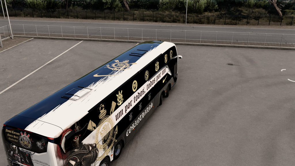 2 CORINTHIANS Skins para el Bus G8 1800 DD 8x2 ETS2 y ATS