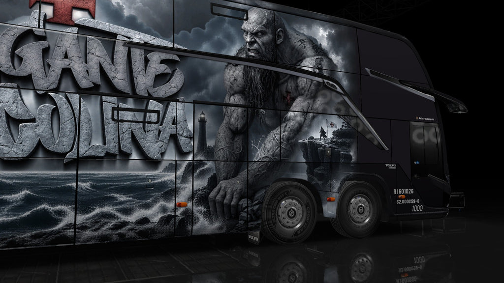 Skin Mod Vasco da Gama para o Bus G8 1800 DD 8x2 ETS2 e ATS