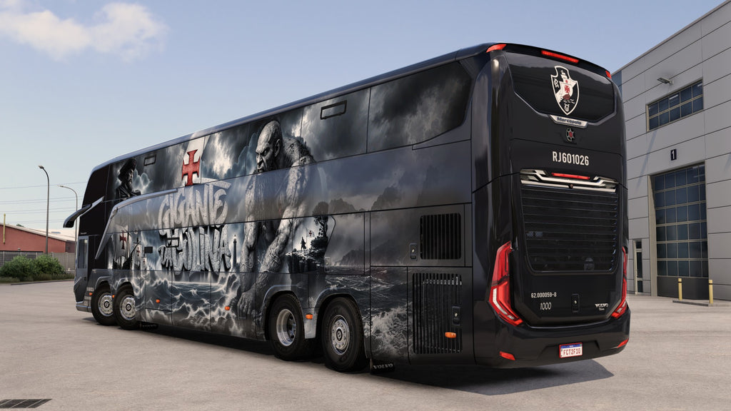 Skin Mod Vasco da Gama para o Bus G8 1800 DD 8x2 ETS2 e ATS