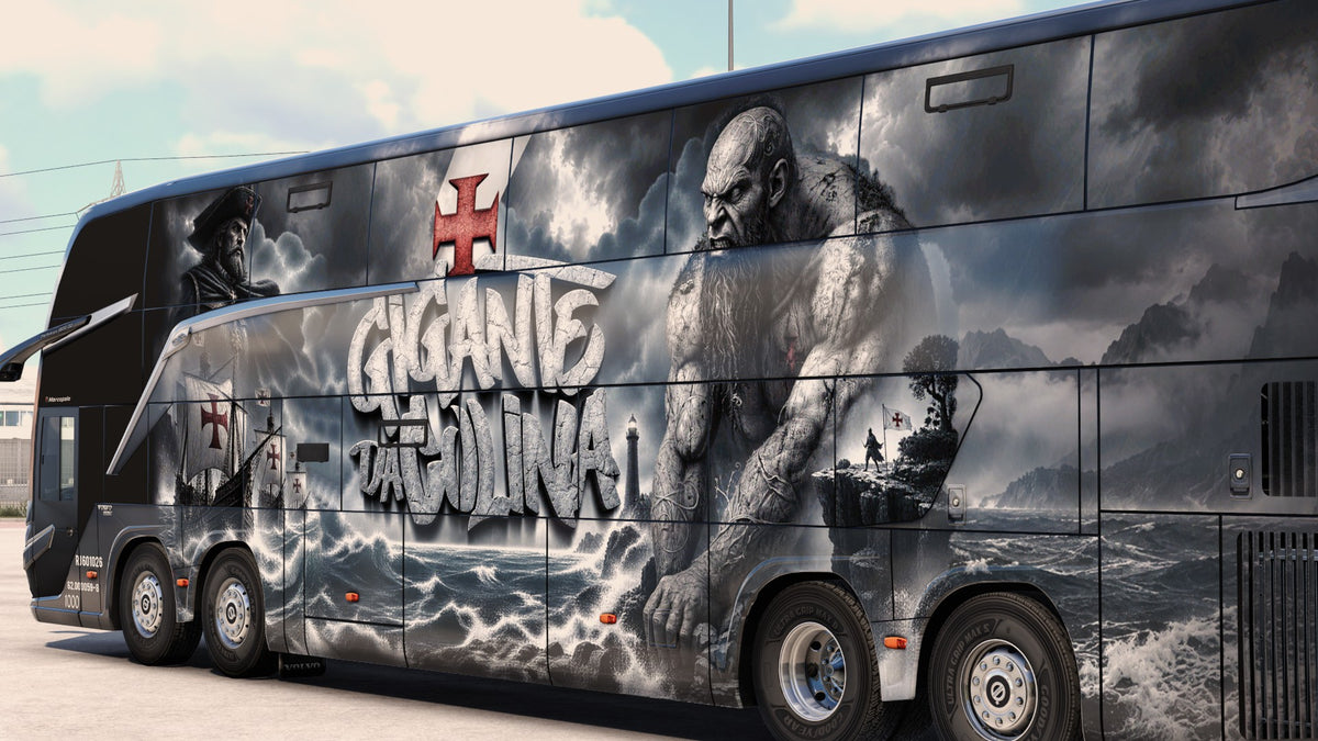 Skin Mod Vasco da Gama para o Bus G8 1800 DD 8x2 ETS2 e ATS