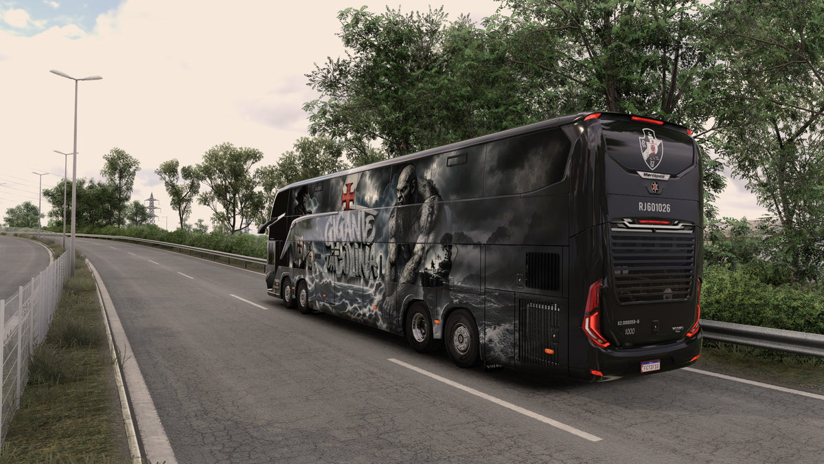 Skin Mod Vasco da Gama para o Bus G8 1800 DD 8x2 ETS2 e ATS