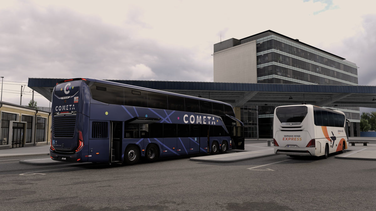 ETS2 Mod Bus G8 DD Scania 8X2 Paradiso 1800