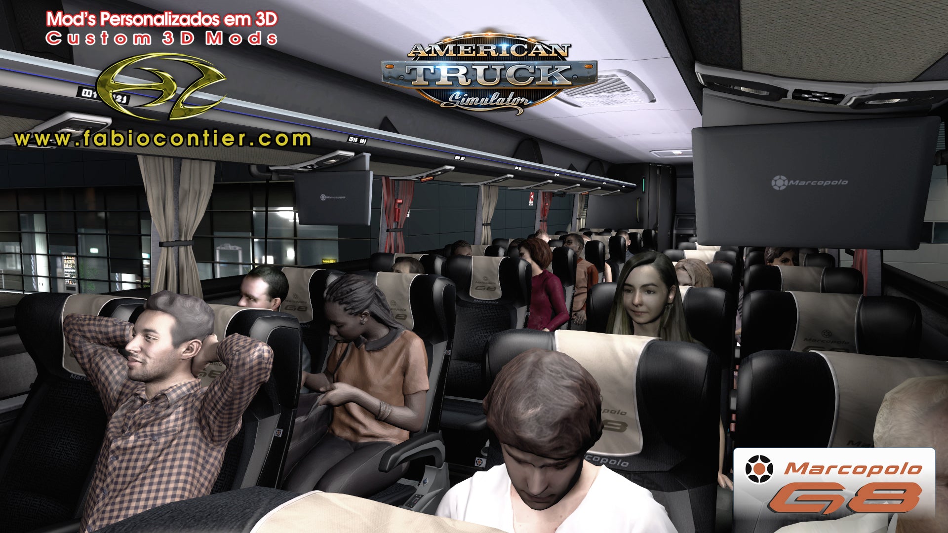 ATS Mod Bus G8 4x2 Scania Infinity Marcopolo