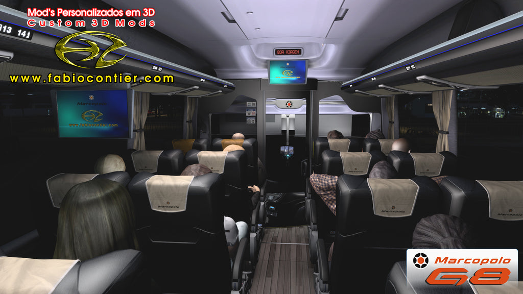 ETS2 Mod Bus G8 4x2 Scania Infinity Marcopolo