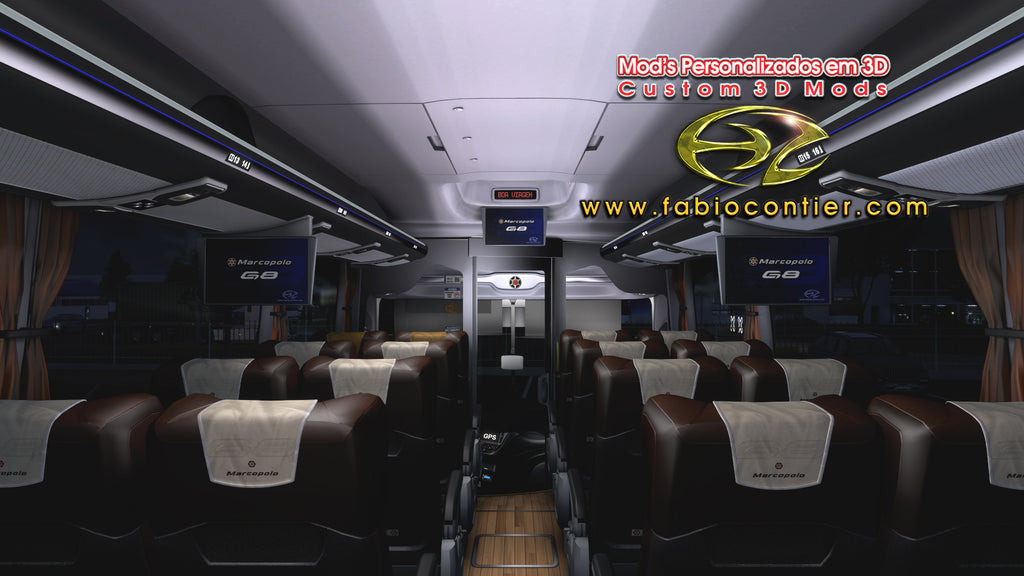 ETS2 Mod Bus G8 6x2 Scania Premium