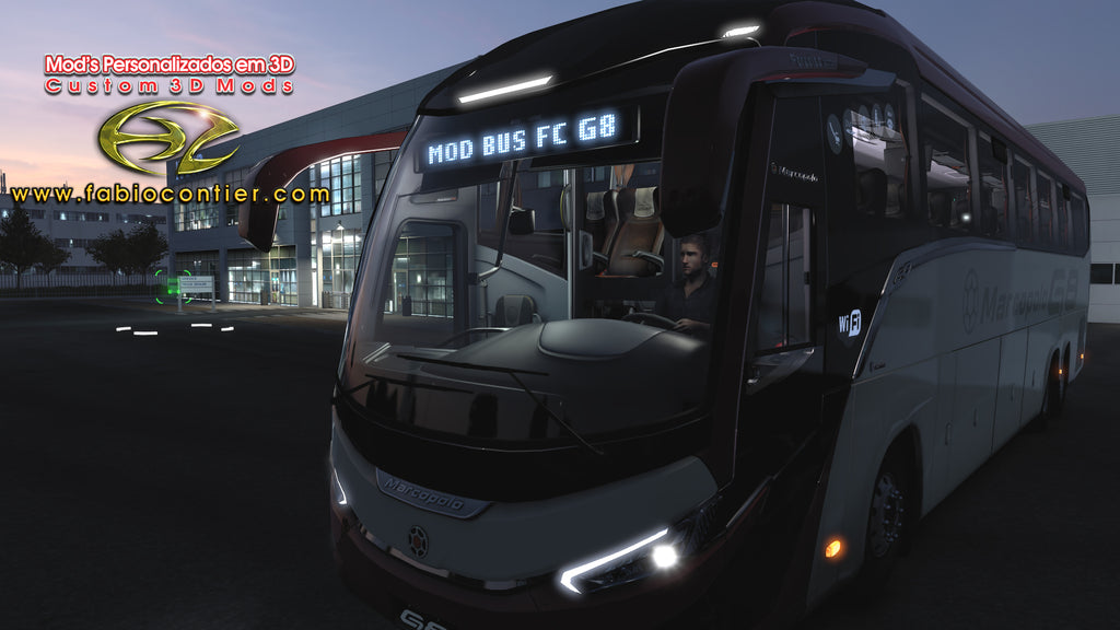 ETS2 Mod Bus G8 6x2 Scania Premium