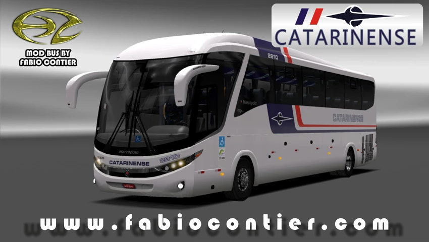 ETS2 Série G7 Marcopolo 4x2 com 4 interiores